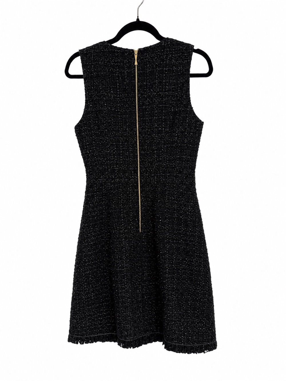 Kate Spade Pearl Tweed Sleveless A Line Flowy Katie Mini Dress - Picture 5 of 6